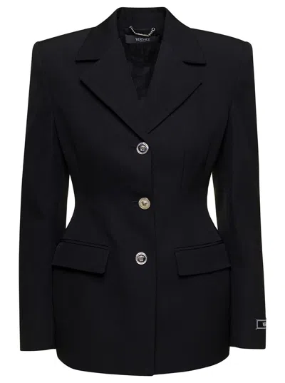 Versace Women Blazer Jacket In Black