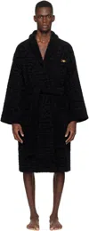 Versace Peignoir Icon In Black