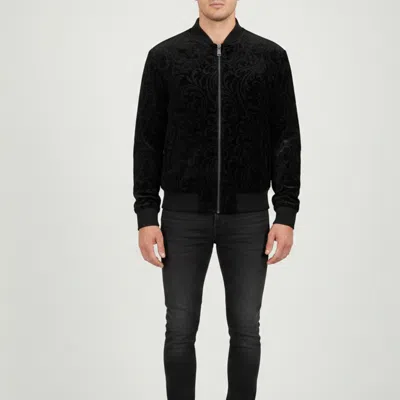 Pre-owned Versace Black Jacquard Baroque Jacket Xl