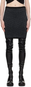 Versace Black 'la Greca Medusa' Miniskirt In 1b000 Black