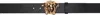 Versace La Medusa Leather Belt Man Belt Black Size 39.5 Calfskin In 1b00v-black-