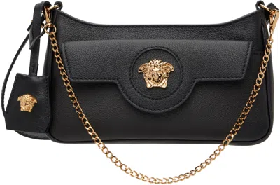 Versace Black 'la Medusa' Leather Mini Bag
