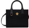 Versace La Medusa Canvas Small Tote Bags