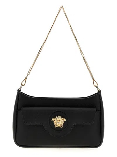 Versace Black La Medusa Mini Crossbody Bag
