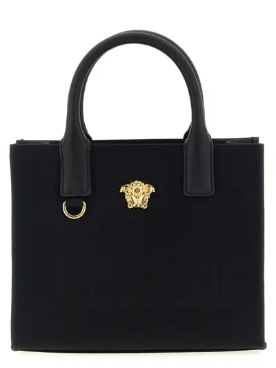 Versace Black La Medusa Mini Tote