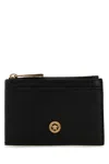 Versace Black Leather Card Holder