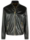 Versace Jacket High Collar Elastic Cuffs