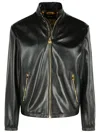 Versace Jacket High Collar Elastic Cuffs