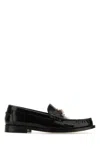 Versace Medusa Chain Leather Loafers