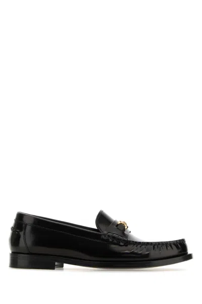Versace Loafers T.25 Calf Leather In Black
