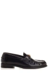 Versace Medusa-embellished Leather Loafers