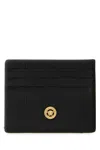 Versace Medusa Biggie Card Holder With Textured Finish