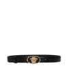 Versace Black Leather Regular Belt
