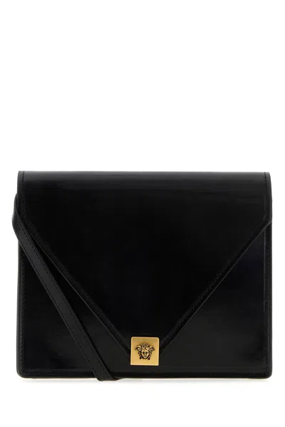 Versace Severine Leather Crossbody Bag Envelope Design In Red