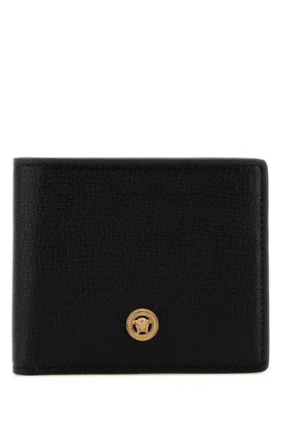 Versace Medusa Biggie Wallets And Card Holders In Black