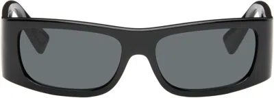 Versace Black Lens Logo Sunglasses In Gb1/87