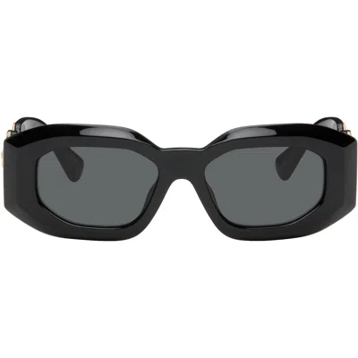 Versace Black Maxi Medusa Biggie Sunglasses