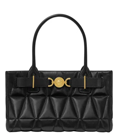 Versace Black Medusa 95 Large Shoulder Bag