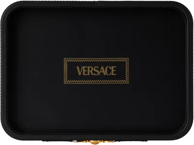 Versace Black Medusa '95 Leather Tray