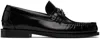 Versace Black Medusa '95 Loafers In 1b00p Black-paladium