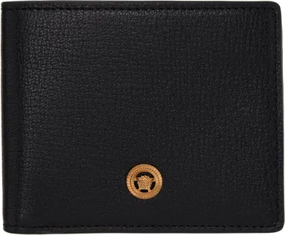 Versace Black Medusa Biggie Bifold Wallet In 1b00v-black-