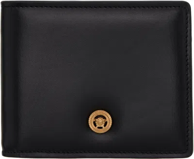 Versace Black Medusa Biggie Bifold Wallet In 1b00v-black-
