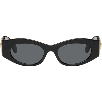 Versace Black Medusa Biggie Butterfly Sunglasses