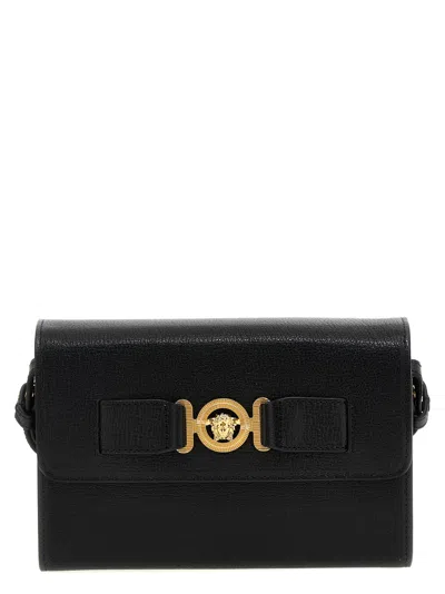 Versace Black Medusa Biggie Crossbody Bag