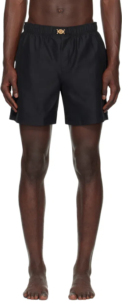 Versace Black Medusa Biggie Swim Shorts