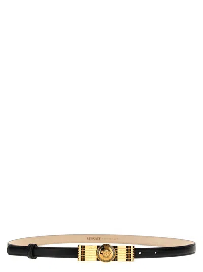Versace Black Medusa Buckle Belt