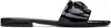 Versace Black Medusa Buckle Leather Mules In 1b00p Black Palladiu