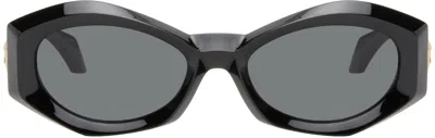 Versace Black Medusa Plaque Irregular Sunglasses