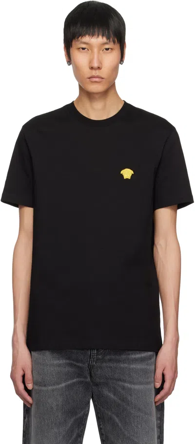 Versace T-shirt Compact Cotton Jersey Fabric And Medusa Pop