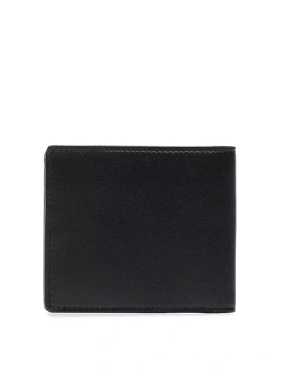 Versace Medusa Biggie Leather Wallet In Black