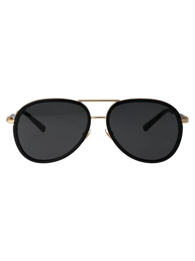 Versace Black Metal Sunglasses