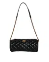 Versace Black Mini Quilted Lambskin Leather Crossbody Sling Bag