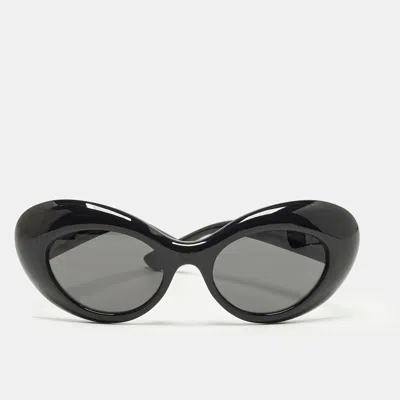 Versace Black Mod 4456 Frame Cat Eye Sunglasses In Multi