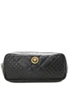 Versace Black Nappa Barocco Quilted Vanitas Medea Belt Bag (authentic Pre-  Loved) In Black