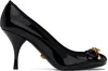 Versace 85mm Opera Bow Pumps In 1b00v-black-