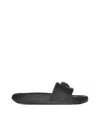 Versace Black Palazzo Slides In Nero