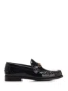 VERSACE BLACK PATENT LEATHER LOAFER