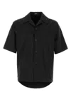 Versace Barocco-printed Short-sleeved Poplin Shirt