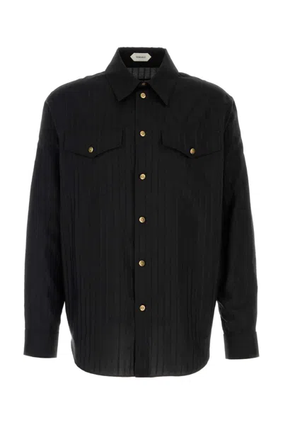 Versace Black Poplin Shirt