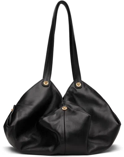 Versace Black Protea Shoulder Bag