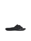 Versace Nettuno Medusa Head Open-toe Sliders In Black