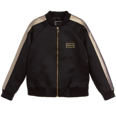 Versace Black Satin Jacket