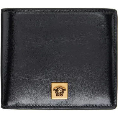 Versace Black Severine Leather Bifold Wallet