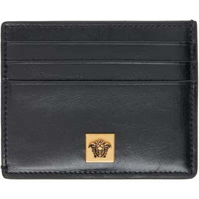 Versace Black Severine Leather Card Holder