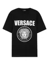 Versace T-shirt With Iconic Medusa Head In Black