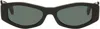 Versace 54mm Irregular Sunglasses In Black